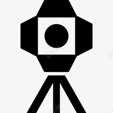 电影光源技术电影摄影图标图标