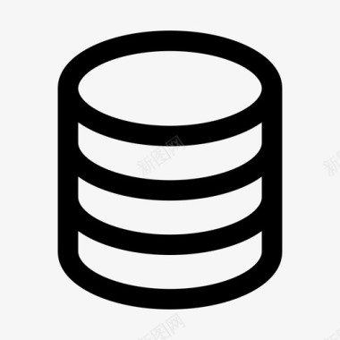 云服务器数据库大数据云数据图标图标