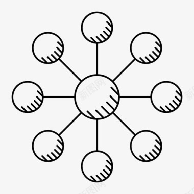 分子连接图分子连接图标图标