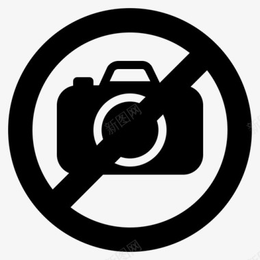 禁止拍照停车医院图标图标