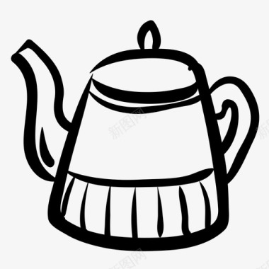 水壶食物茶图标图标
