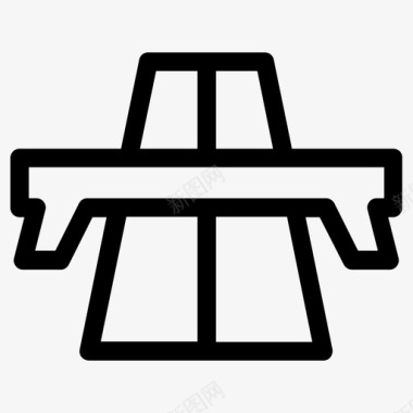 矢量公路高速公路航海公路图标图标