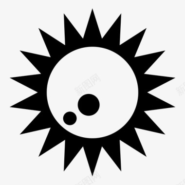 阳光矢量太阳夏天阳光图标图标