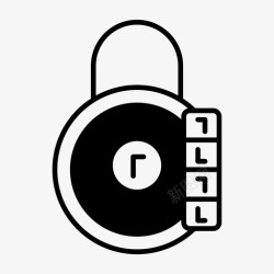 密码锁图标设计密码锁保护图标高清图片