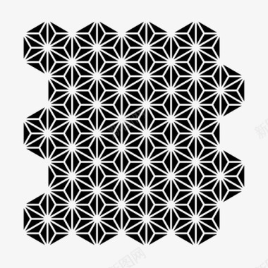 六边形瓷砖几何图形图案图标图标
