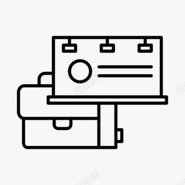 凉鞋广告广告业务公文包商业图标图标