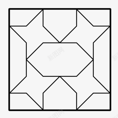 舞台图形图案瓷砖图案几何图案图标图标
