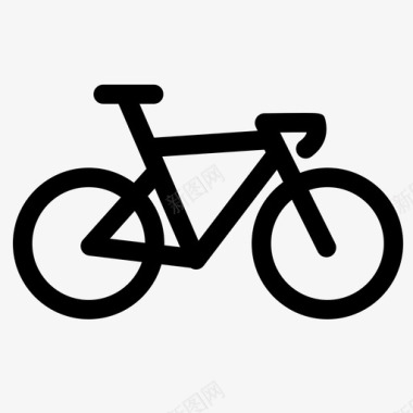 公路自行车自行车比赛图标图标