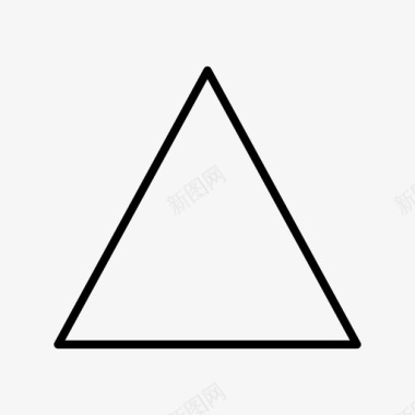 三角形酥脆图标图标