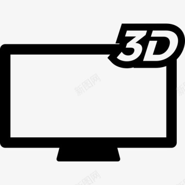3D电视技术电影技术图标图标