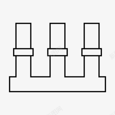 长水管管道浴室电流图标图标