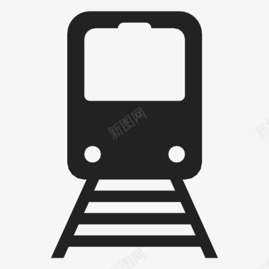 地铁标识牌火车铁路地铁图标图标