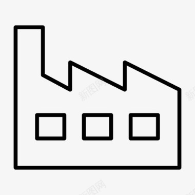 厂房厂房工厂图标图标