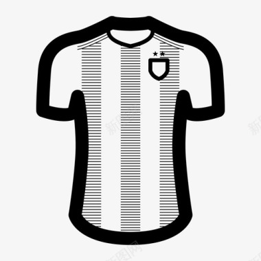 阿根廷球衣足球球衣图标图标