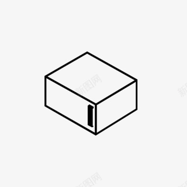 盒子橱柜3d盒子图标图标
