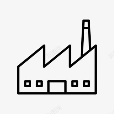 工业建筑工业建筑工厂图标图标