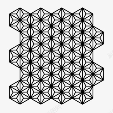 六边形图案六边形瓷砖几何图形图案图标图标