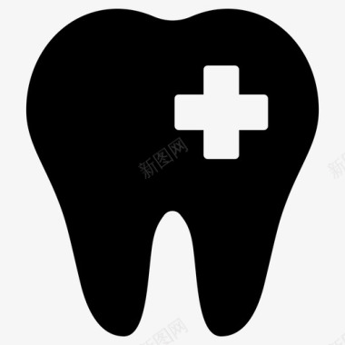牙医医生牙齿图标图标
