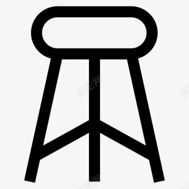 凳子椅子装饰图标图标