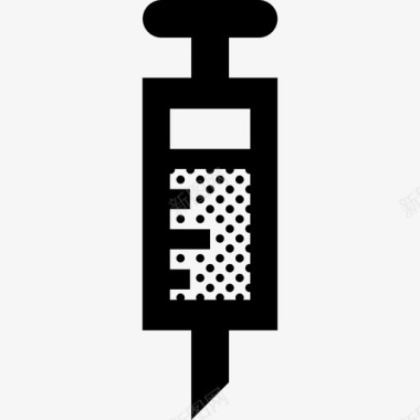 打疫苗注射静脉注射治疗图标图标