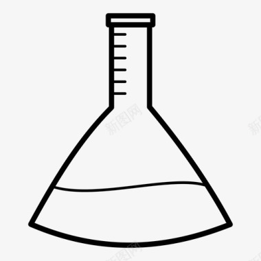 球形烧杯图标烧杯实验室研究图标图标