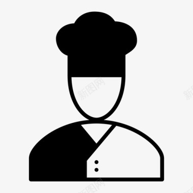 厨师厨房主厨图标图标