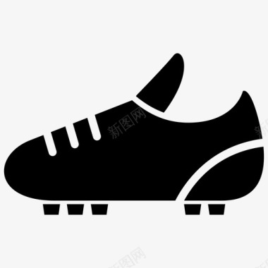 足球鞋鞋运动鞋图标图标