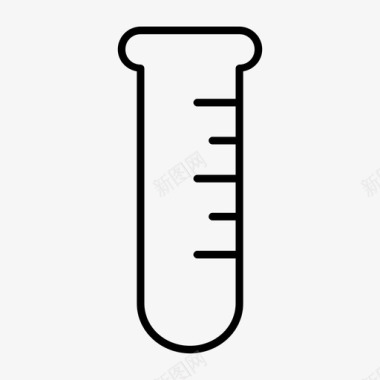 细金边实验业务实验室图标图标