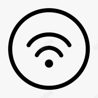 公共wifi热点标志图标图标