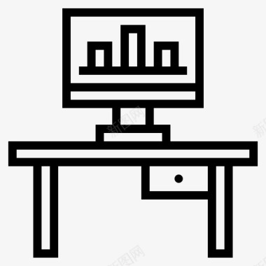 电脑桌面背景办公电脑商务电脑电脑桌面图标图标