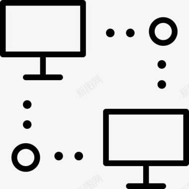 可连接设备计算机设备断开连接图标图标