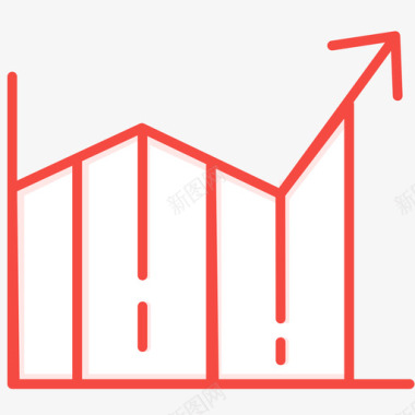 原材料Lineline chart.图标