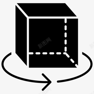 三维粒子三维技术三维模型虚拟现实字形图标图标