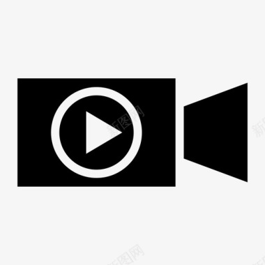 视频相机按钮音乐图标图标