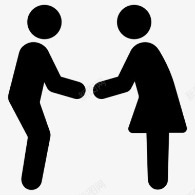 会议人男人和女人图标图标