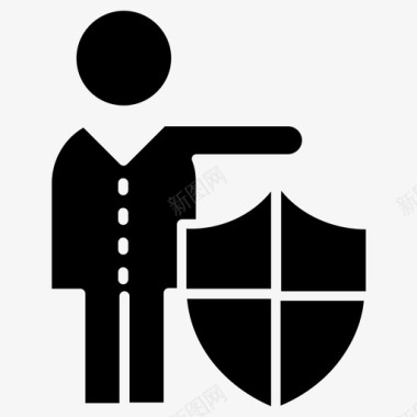 保险logo商业防御商业保险概念商业保护图标图标