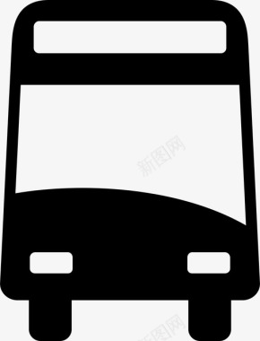 公共交通标识公共汽车公共交通车辆图标图标