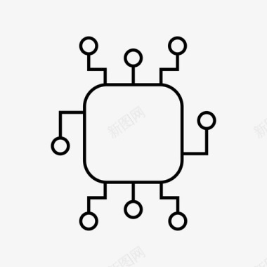 计算机滑块处理器二进制计算机图标图标