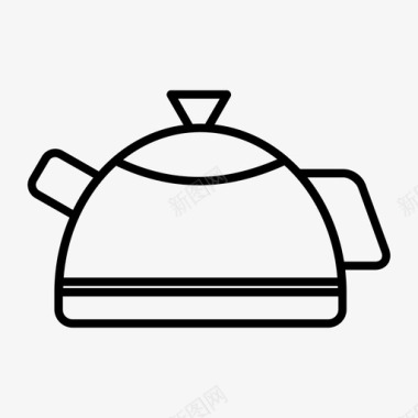 洒水壶茶壶水壶厨房图标图标