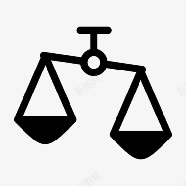 正义石狮子尺度平衡法官图标图标