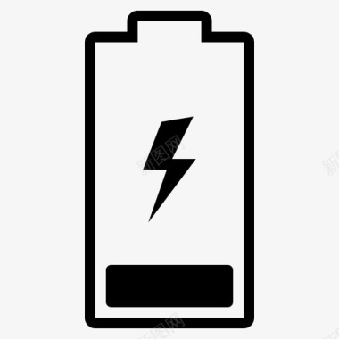 电池充满电后电池非常低充电指示灯图标图标