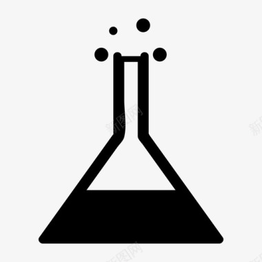 学校网页模板试管化学实验图标图标