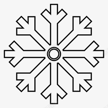 冬天雪海报雪冷雪花图标图标