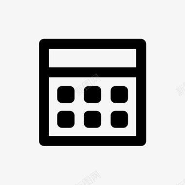 商务日历日历电子商务购物图标图标