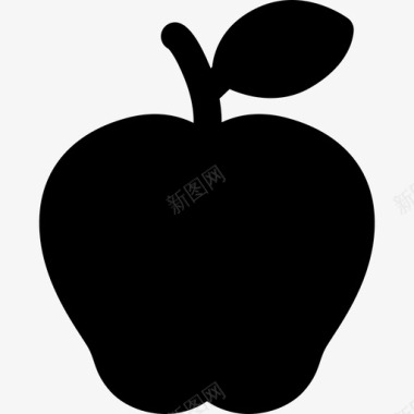 苹果叶食品环保型图标图标