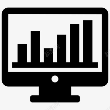 计算机滑块数据图表计算机图标图标