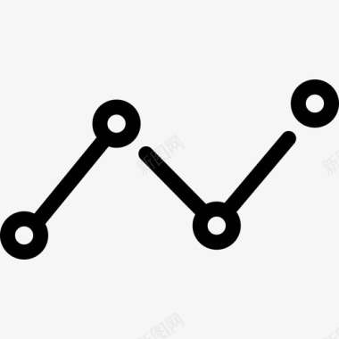 统计商业网络数据分析图标图标