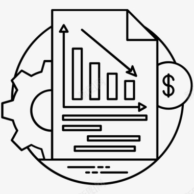 风险ico危机管理破产企业管理图标图标