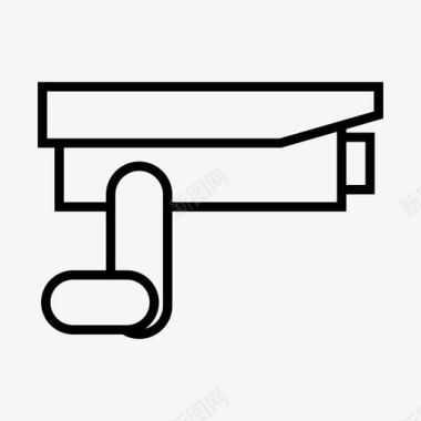 公共标识安全闭路电视摄像机隐私图标图标