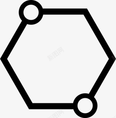 化学结构原子键图标图标